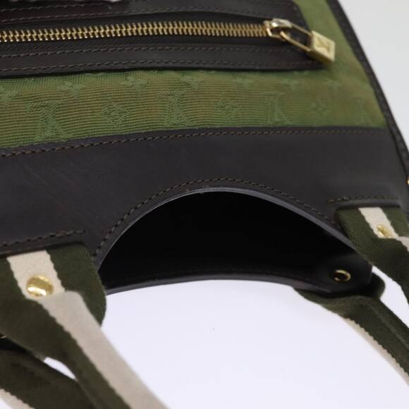 LOUIS VUITTON Monogram Mini Sac Catline Hand Bag Tst Khaki M92327 - Picture 6 of 12